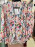 Sprint Floral Print Pleated Shirts